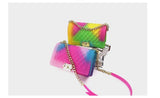 Matte Jelly Chain Crossbody Bag