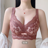 Lace Push-Up Bra for Small Bust with Support Features