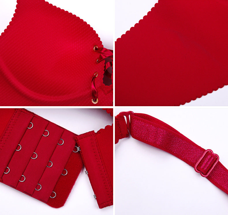 Seamless Push-Up Wireless Bra with Adjustable Straps