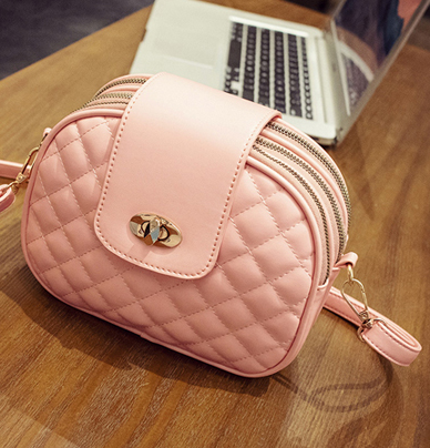 Quilted Diamond Crossbody Bag