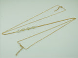 Crystal Body Chain Pendant Necklace
