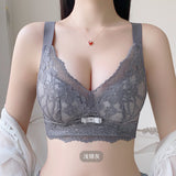 Lace Push-Up Bra for Small Bust with Support Features