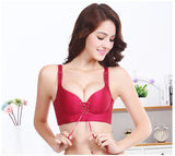 Seamless Push-Up Wireless Bra with Adjustable Straps