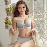 Seamless Push-Up Wireless Bra with Adjustable Straps