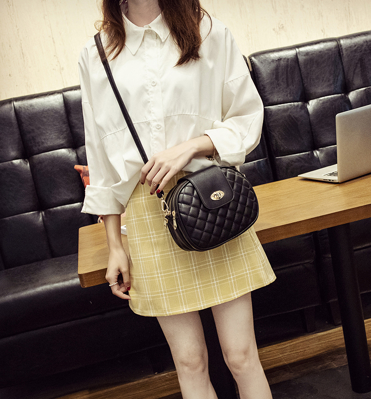 Quilted Diamond Crossbody Bag