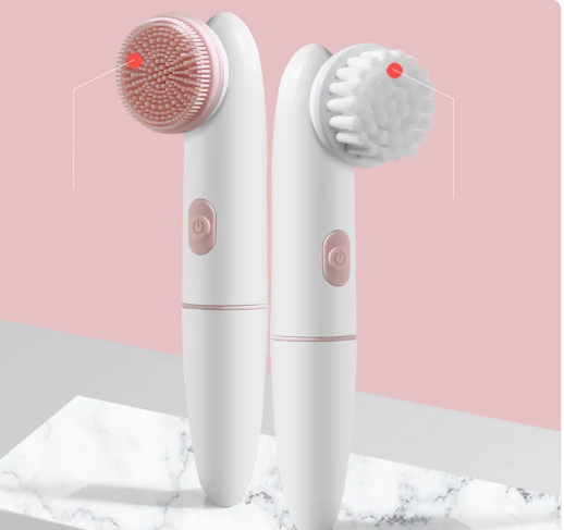 Electric Silicone Facial Cleanser — Deep Clean & Glow