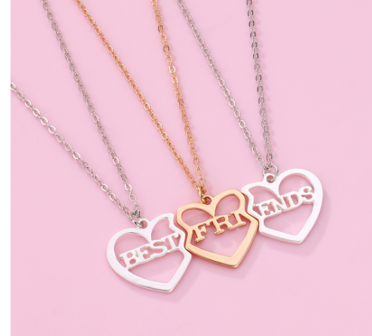 Personalized Heart Pendant Name Necklace