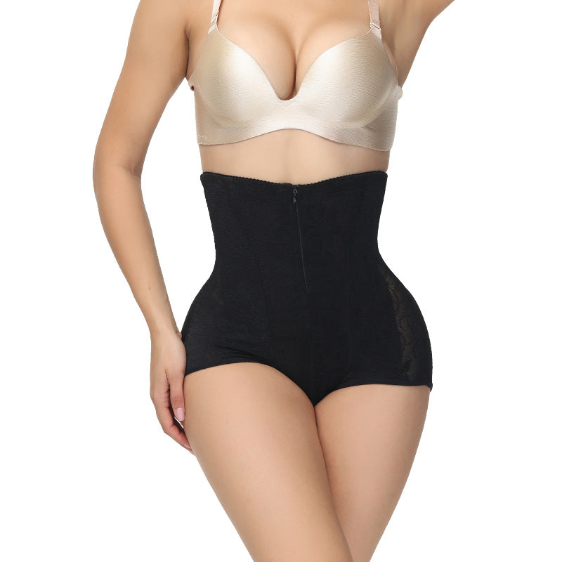 High-Waisted Lace Shaping Butt-Lifting Panties