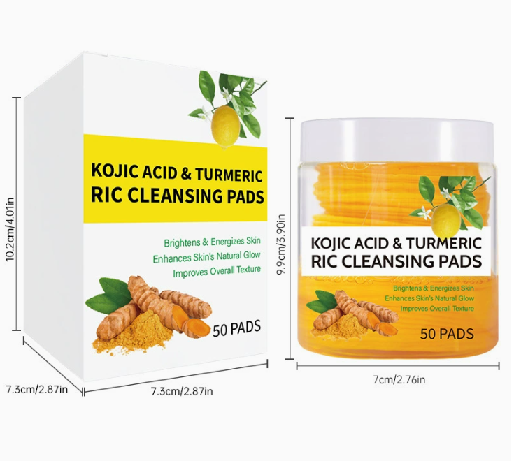Turmeric Kojic Exfoliating Cloth — Brighten, Even Tone & Fade Dark Spots