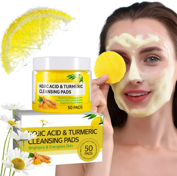 Turmeric Kojic Exfoliating Cloth — Brighten, Even Tone & Fade Dark Spots