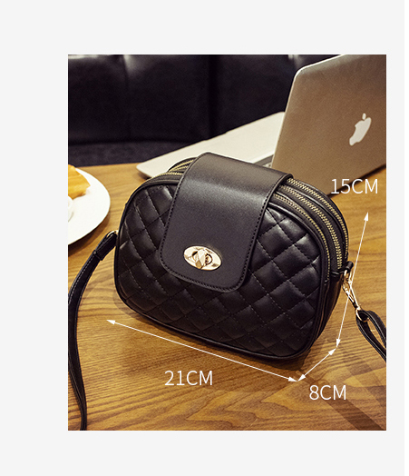 Quilted Diamond Crossbody Bag