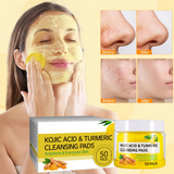 Turmeric Kojic Exfoliating Cloth — Brighten, Even Tone & Fade Dark Spots