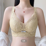 Lace Push-Up Bra for Small Bust with Support Features