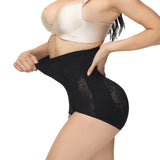High-Waisted Lace Shaping Butt-Lifting Panties