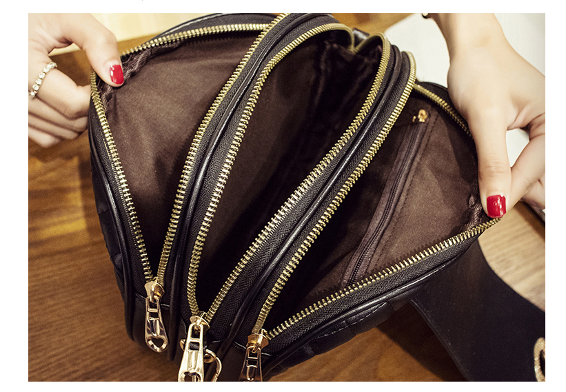 Quilted Diamond Crossbody Bag