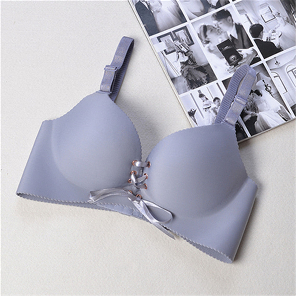 Seamless Push-Up Wireless Bra with Adjustable Straps