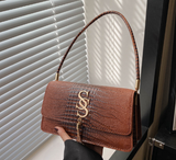 Tassel Croc Crossbody Bag